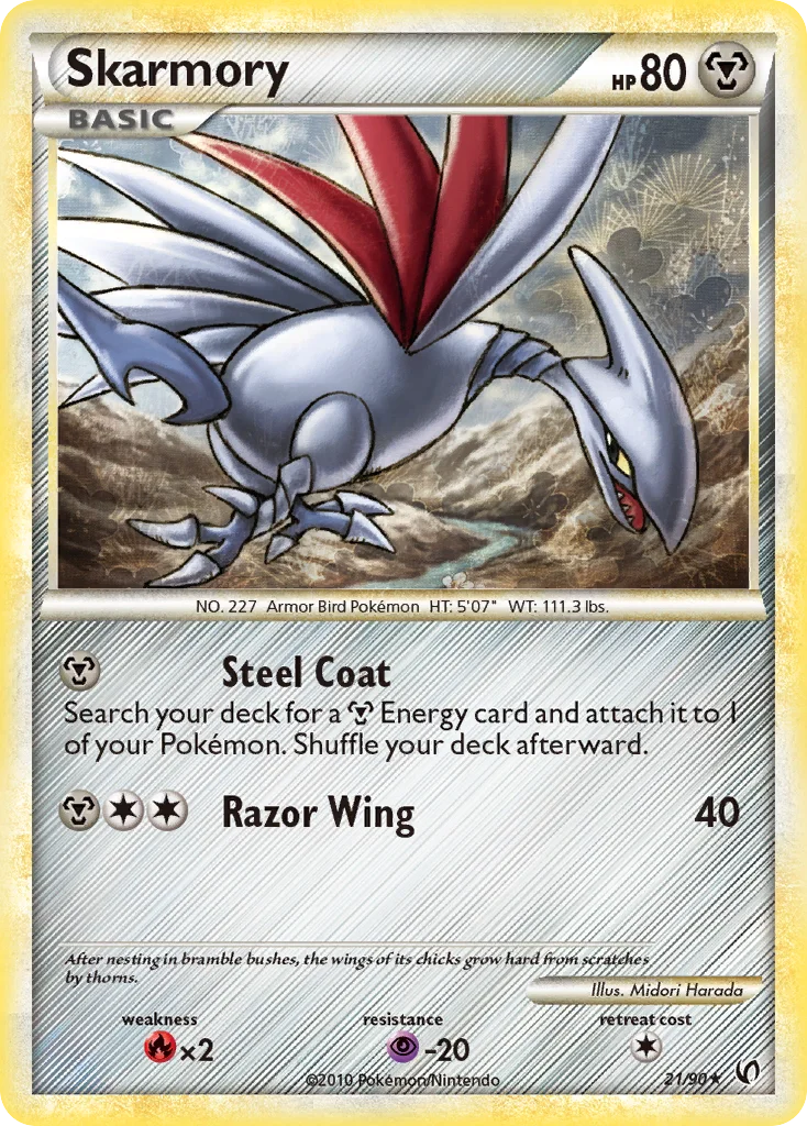 Skarmory Pokemon card