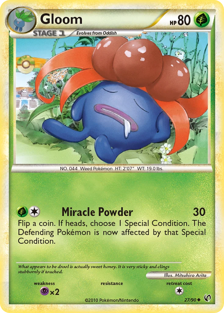Gloom Pokemon card