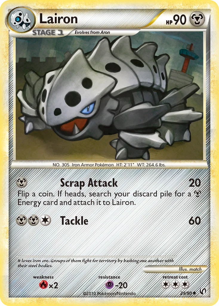 Lairon Pokemon card