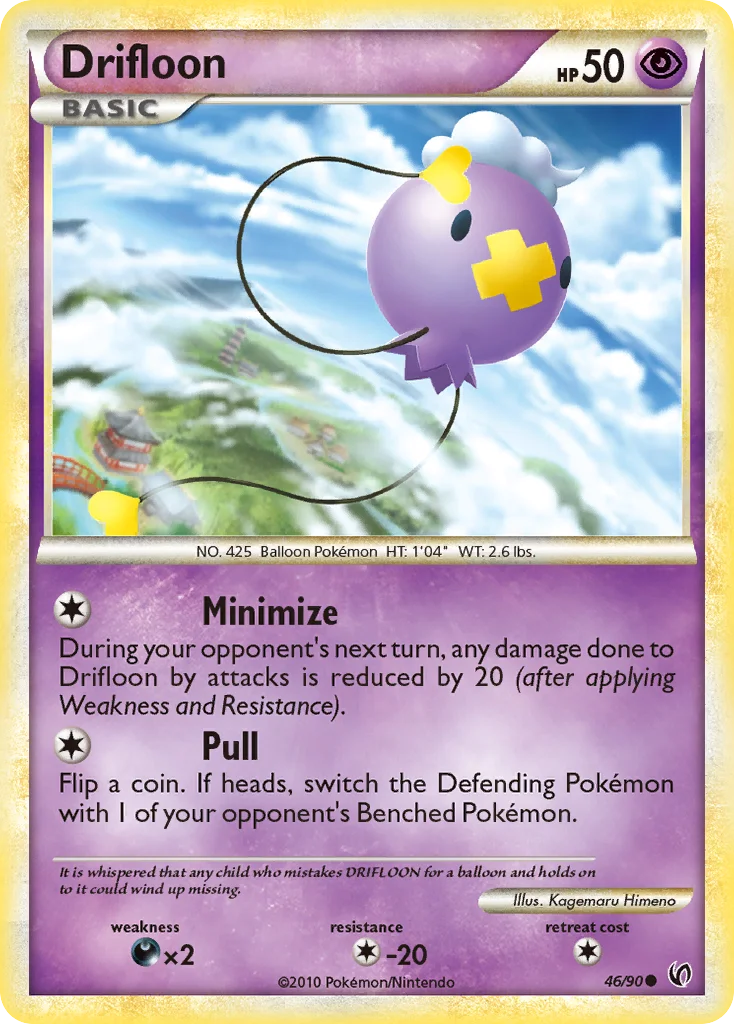 Drifloon Pokemon card