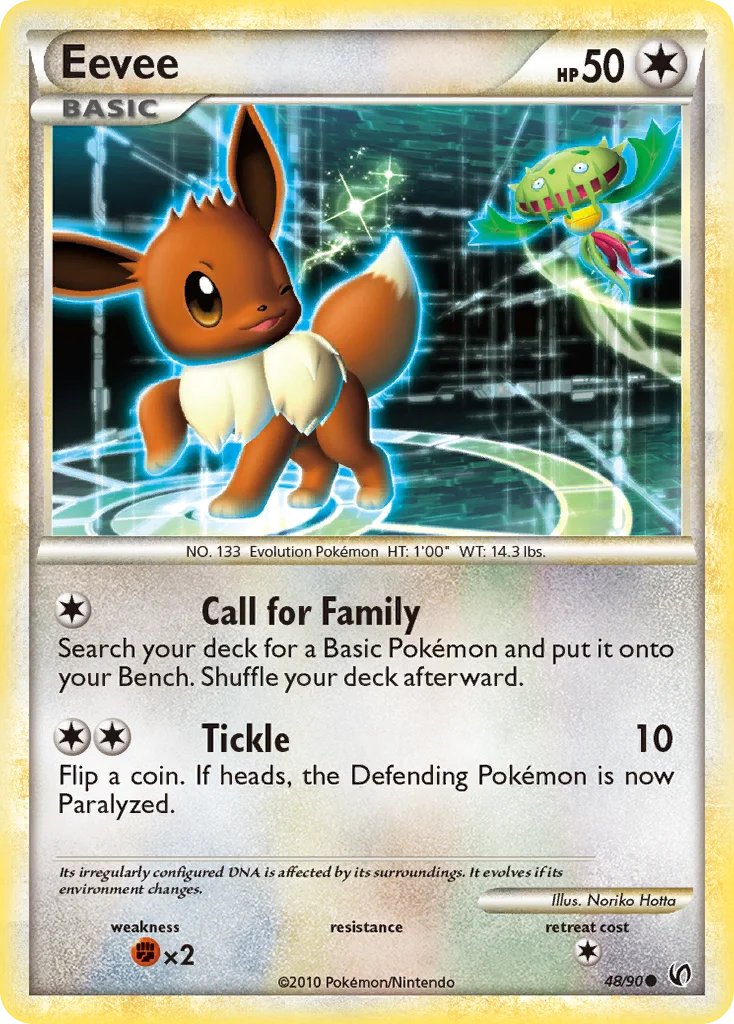 Eevee Pokemon card