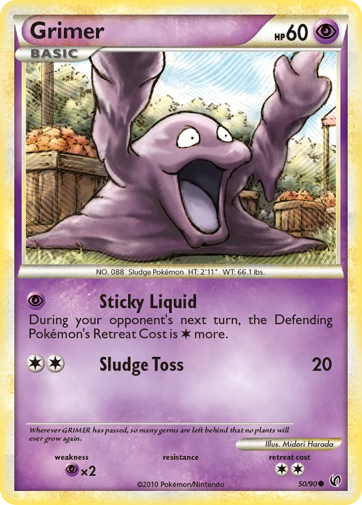 Grimer Pokemon card