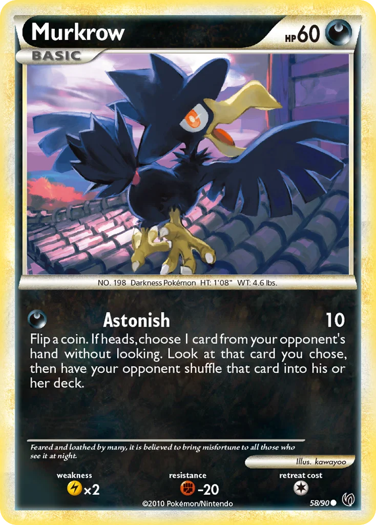 Murkrow Pokemon card