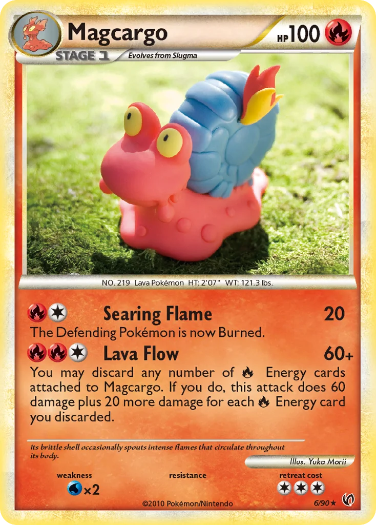Magcargo Pokemon card