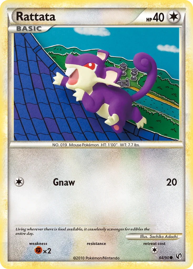 Rattata Pokemon card