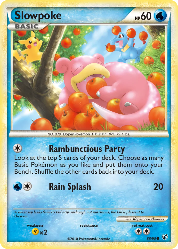 Slowpoke Pokemon card