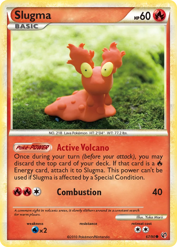Slugma Pokemon card
