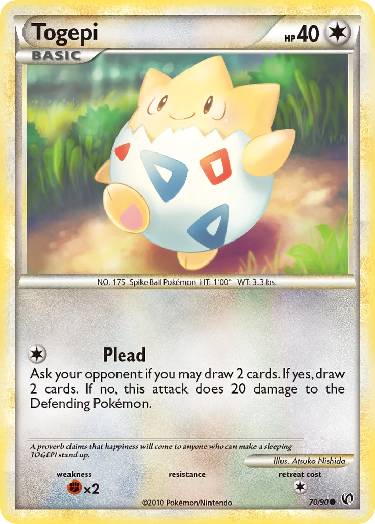 Togepi Pokemon card