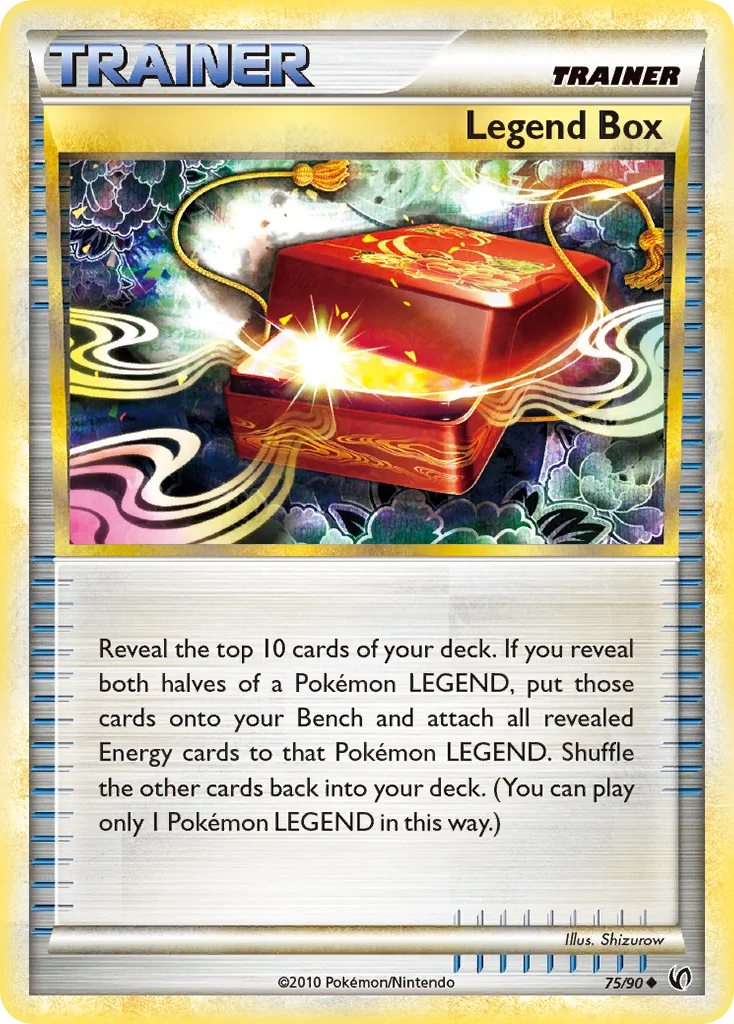 Legend Box Pokemon card