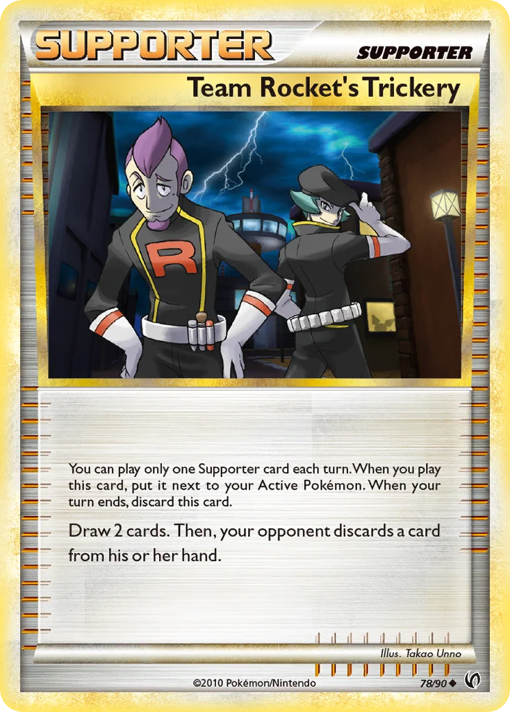 Team Rocket's Trickery Pokemon card