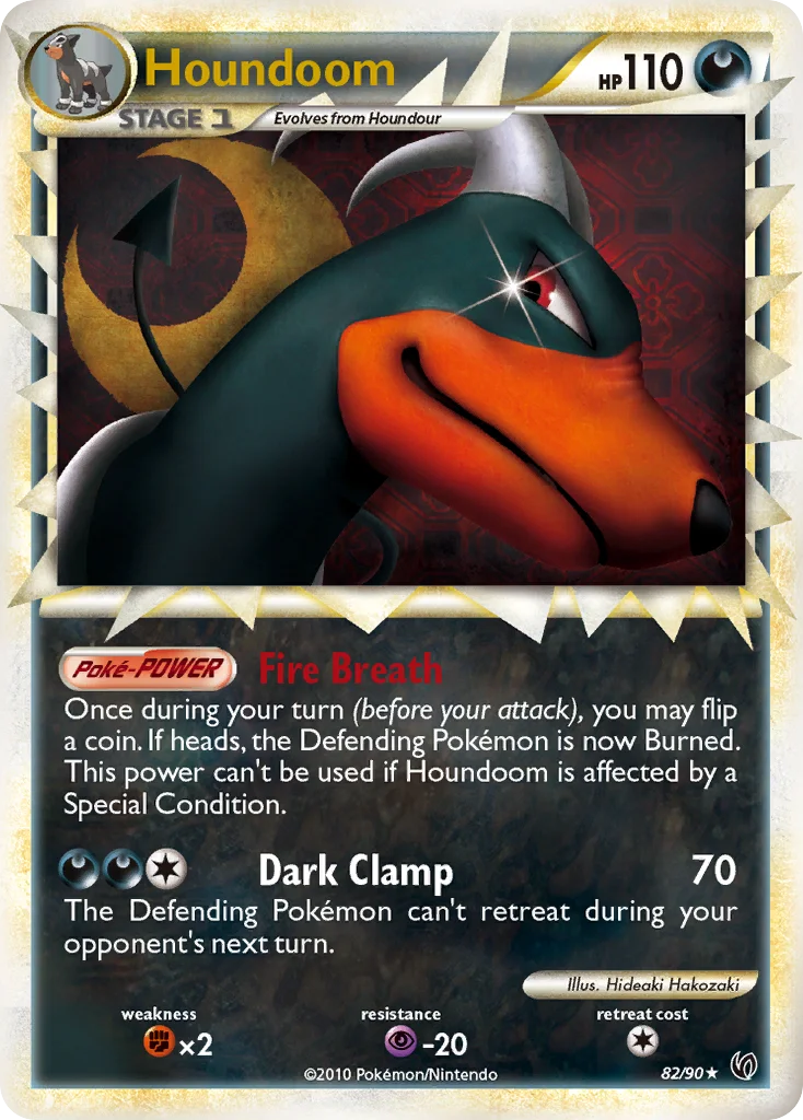 Houndoom Pokemon card
