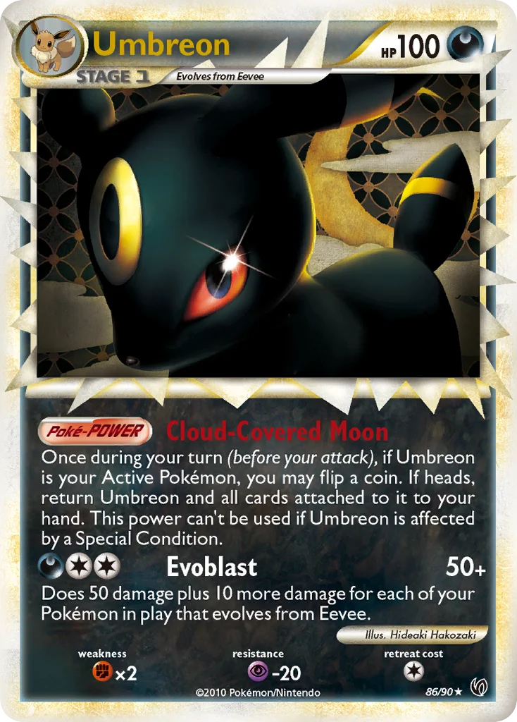 Umbreon Pokemon card