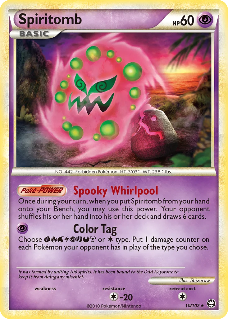 Spiritomb Pokemon card
