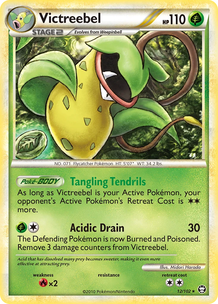 Victreebel Pokemon card