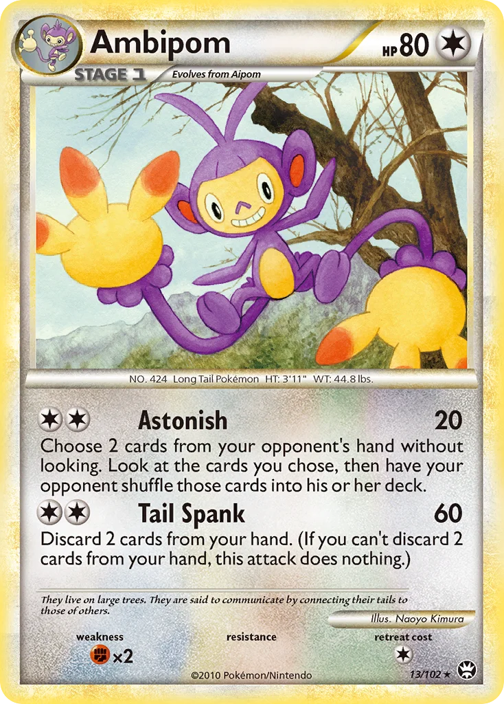 Ambipom Pokemon card