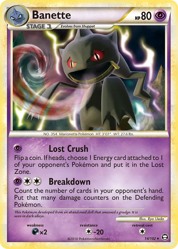 Banette Pokemon card