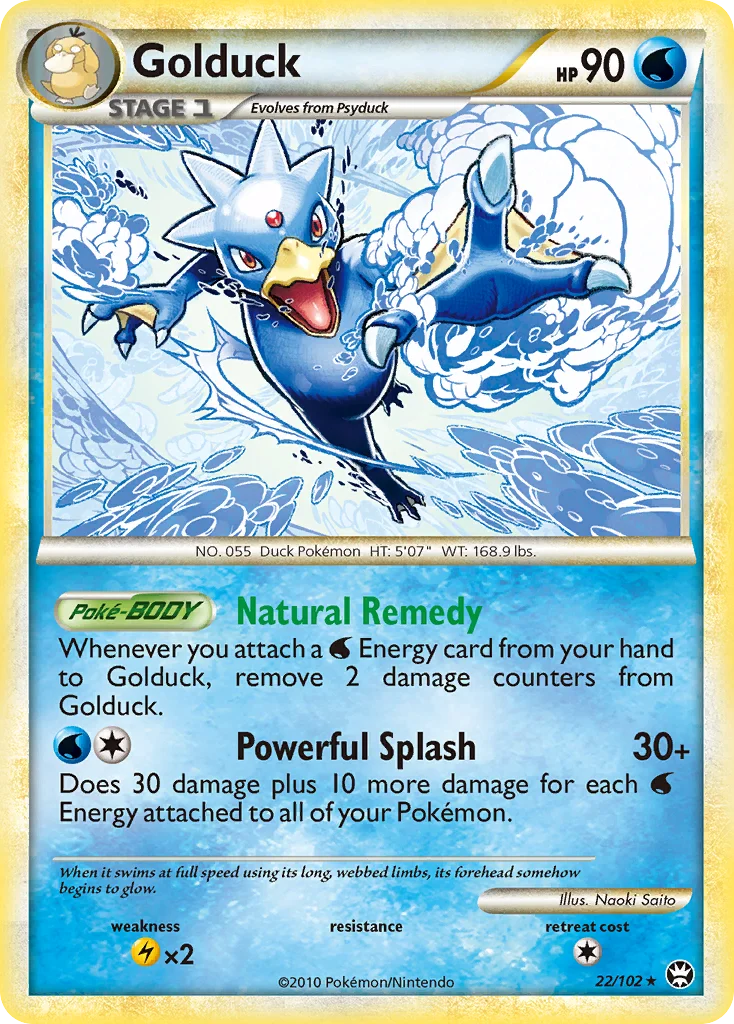 Golduck Pokemon card