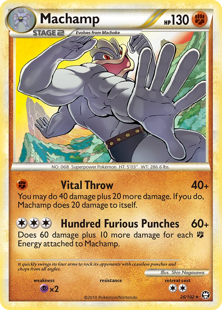 Machamp Pokemon card
