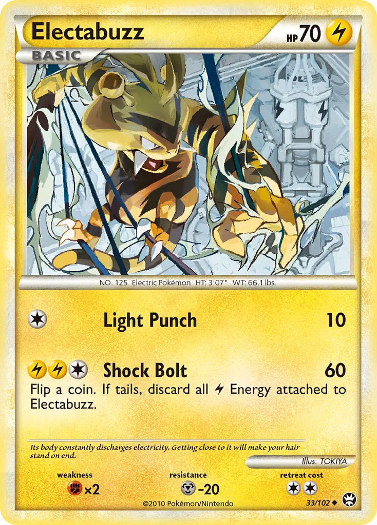 Electabuzz Pokemon card