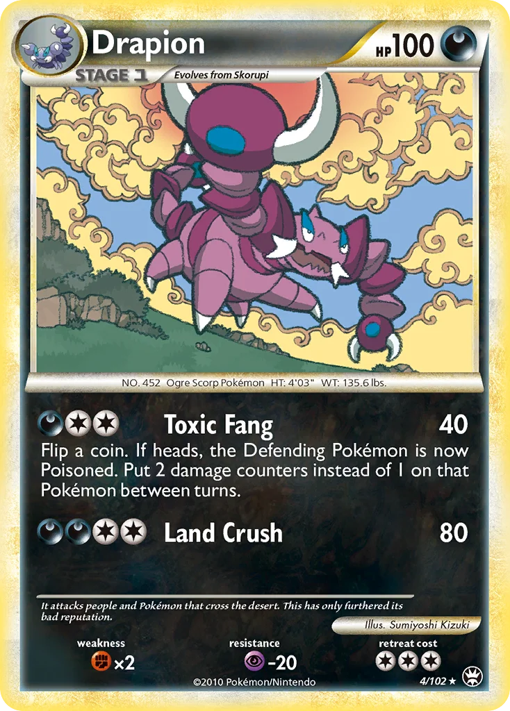 Drapion Pokemon card
