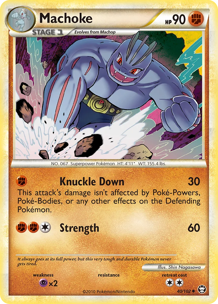 Machoke Pokemon card