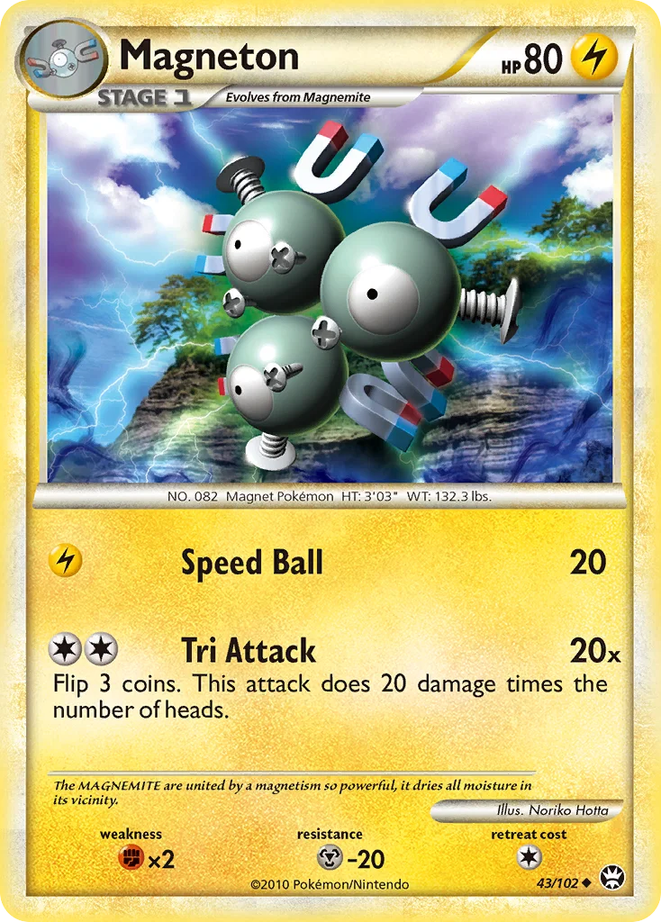 Magneton Pokemon card