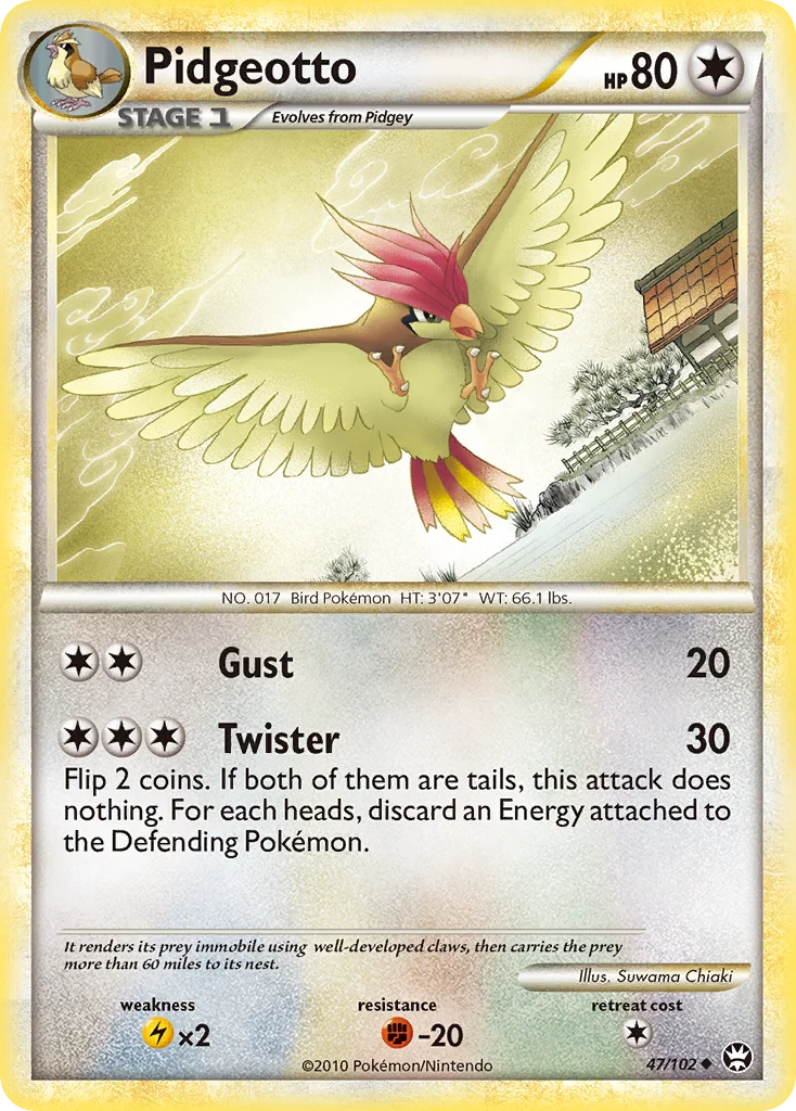 Pidgeotto Pokemon card