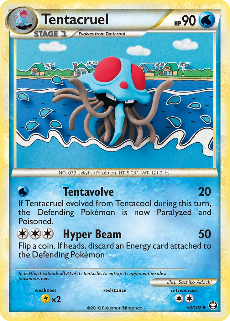Tentacruel Pokemon card