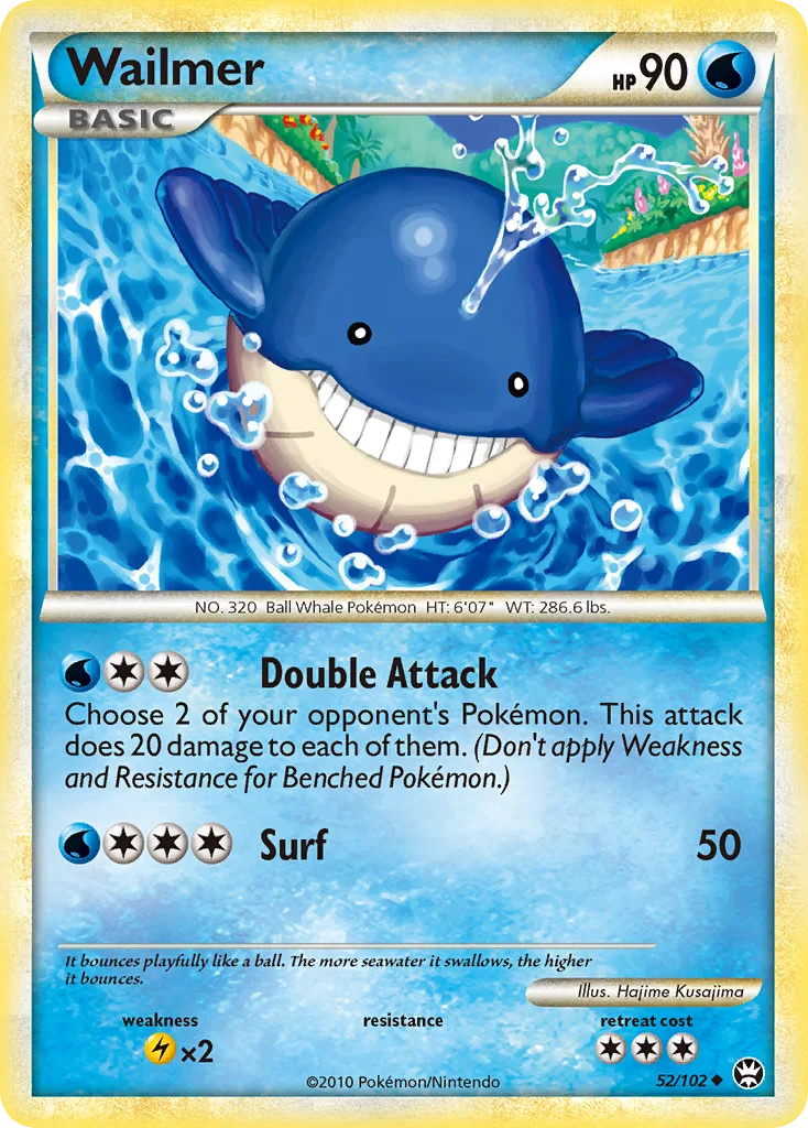 Wailmer Pokemon card
