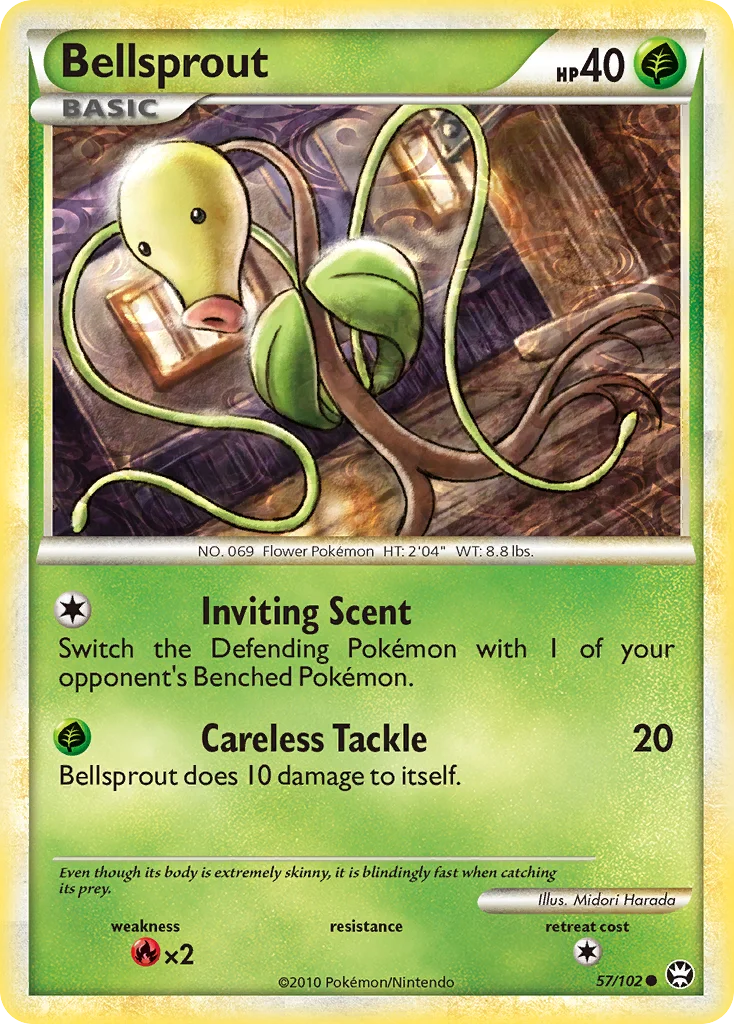 Bellsprout Pokemon card
