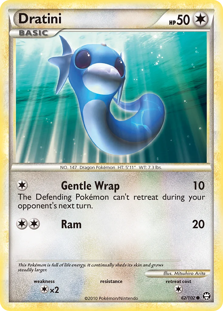 Dratini Pokemon card