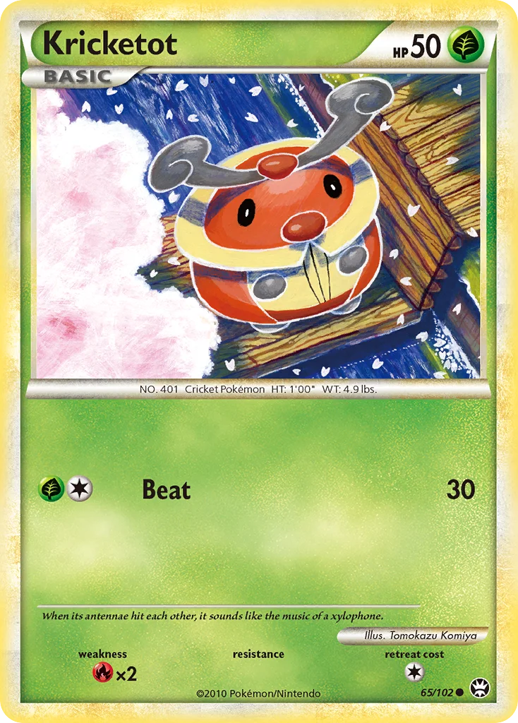 Kricketot Pokemon card