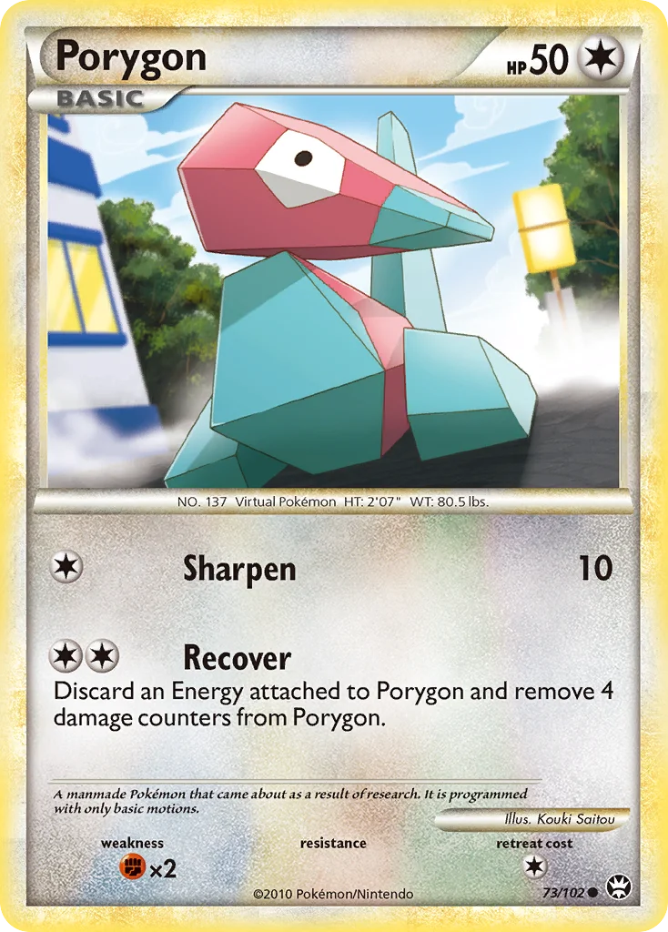 Porygon Pokemon card