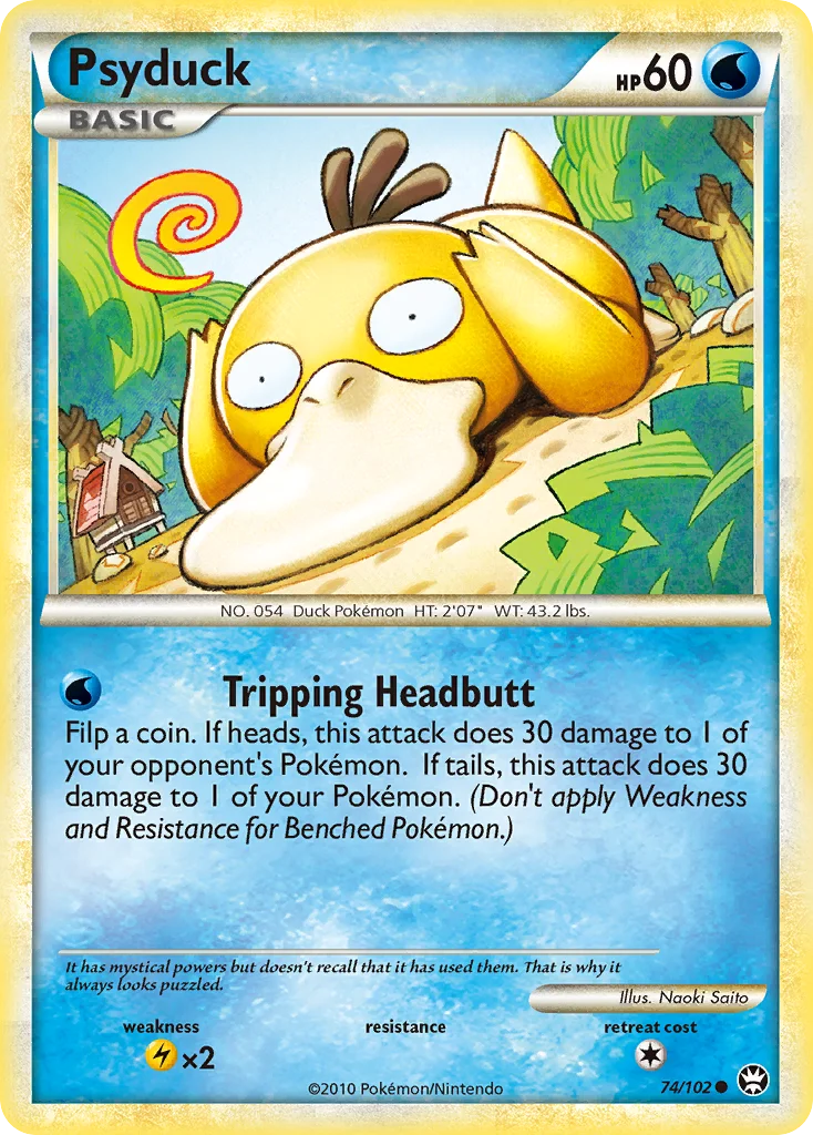 Psyduck Pokemon card