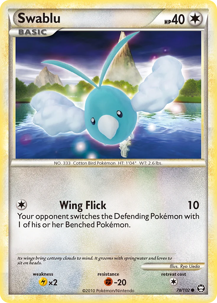 Swablu Pokemon card