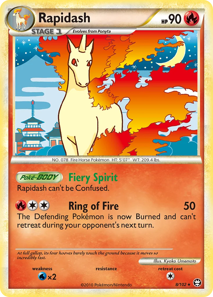 Rapidash Pokemon card