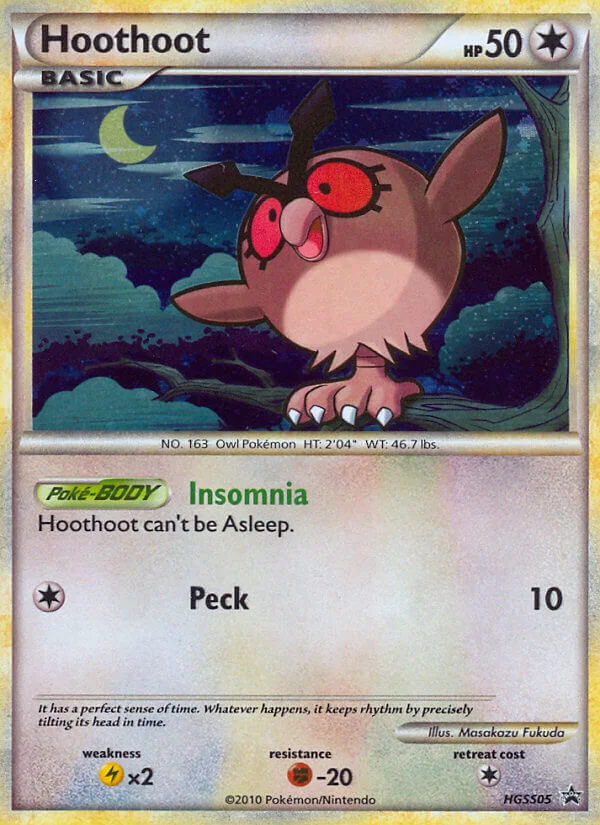 Hoothoot Pokemon card