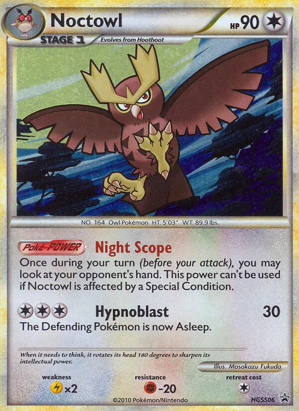 Noctowl Pokemon card