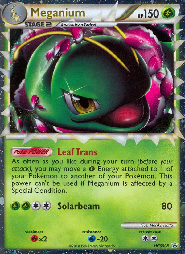 Meganium Pokemon card