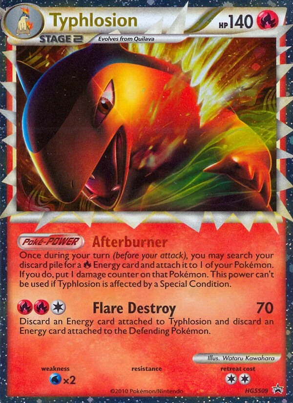 Typhlosion Pokemon card