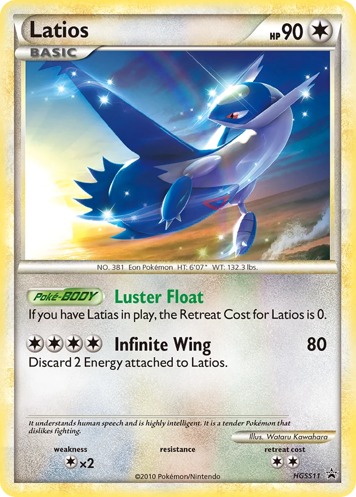 Latios Pokemon card