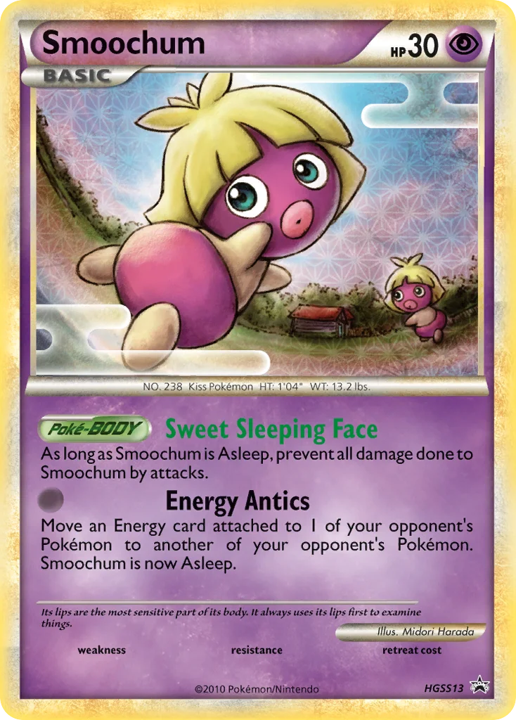 Smoochum Pokemon card