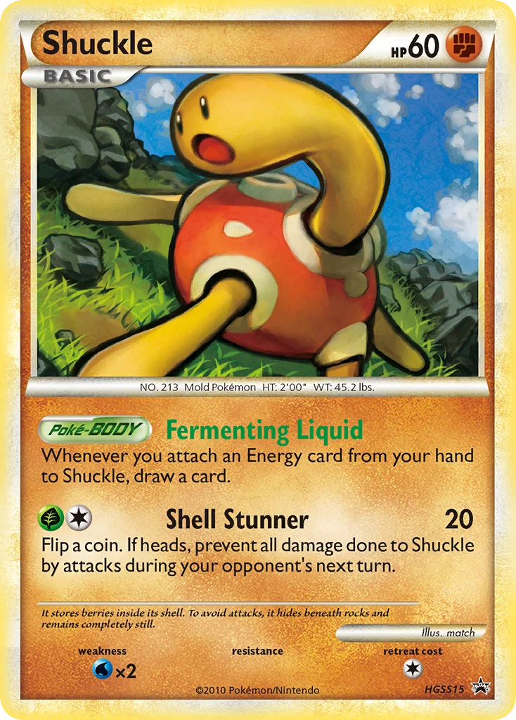 Shuckle Pokemon card