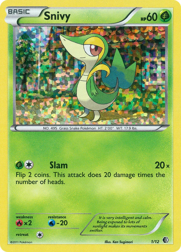 Snivy Pokemon card