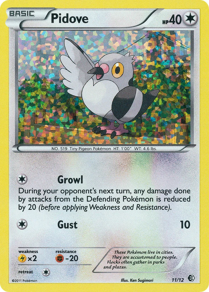 Pidove Pokemon card