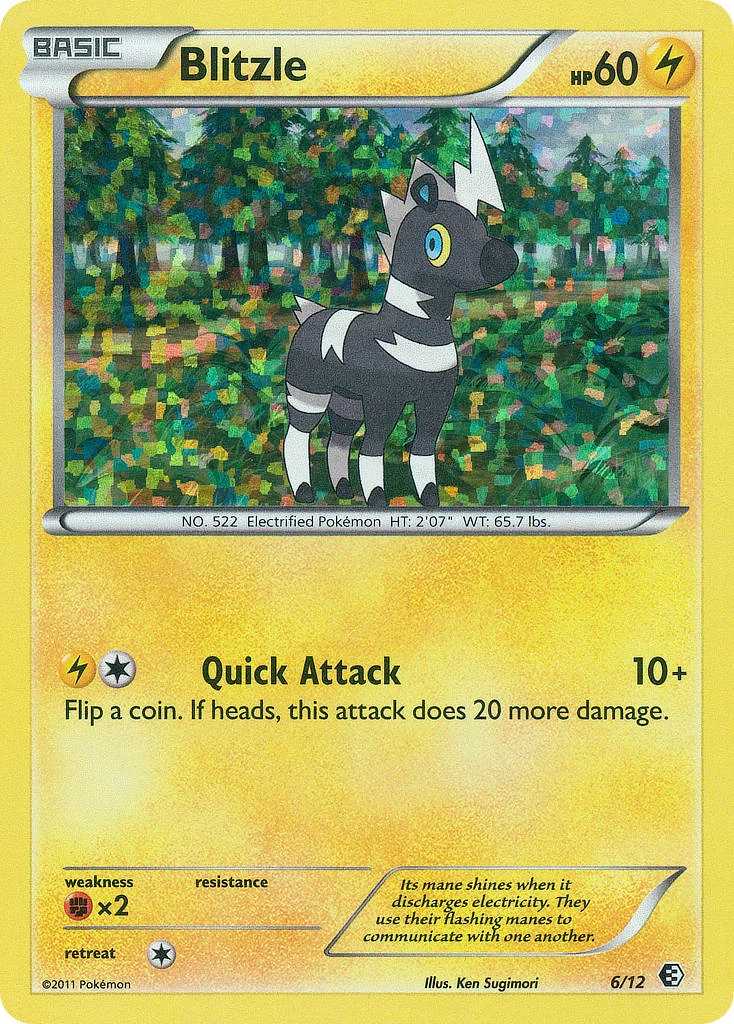Blitzle Pokemon card
