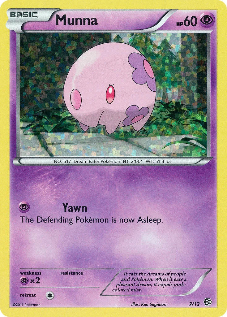 Munna Pokemon card