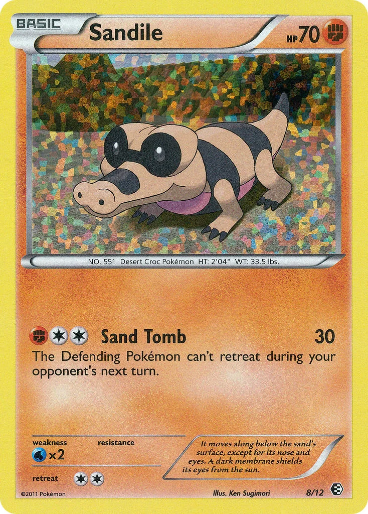 Sandile Pokemon card