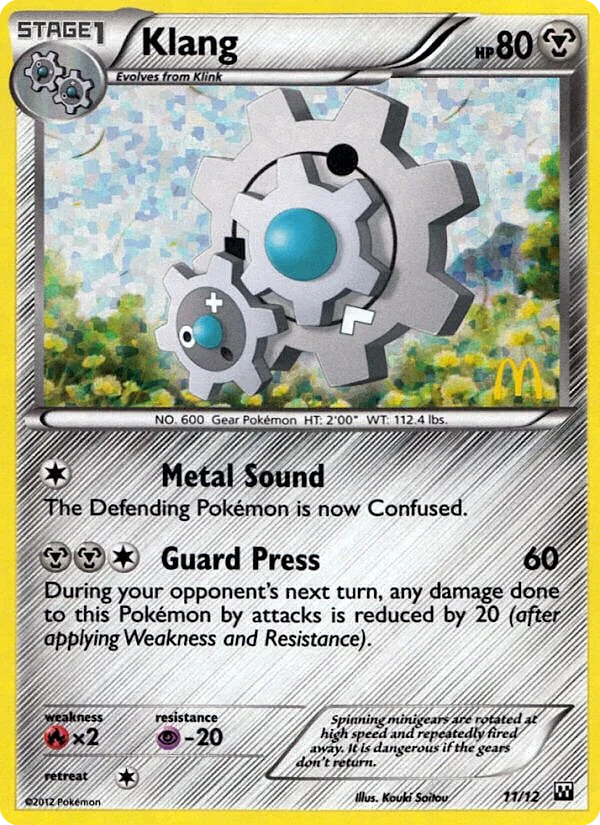 Klang Pokemon card