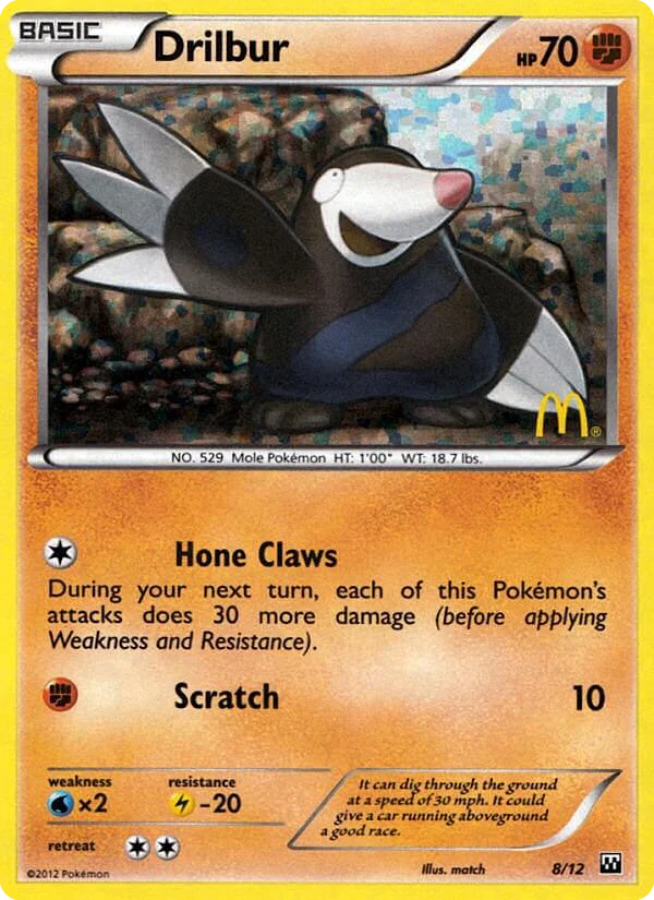 Drilbur Pokemon card